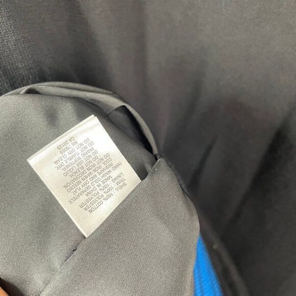 Ashworth Golf  Pullover Half Zip Lined Sweater  Black Blue  Mens Large - Picture 6 of 8